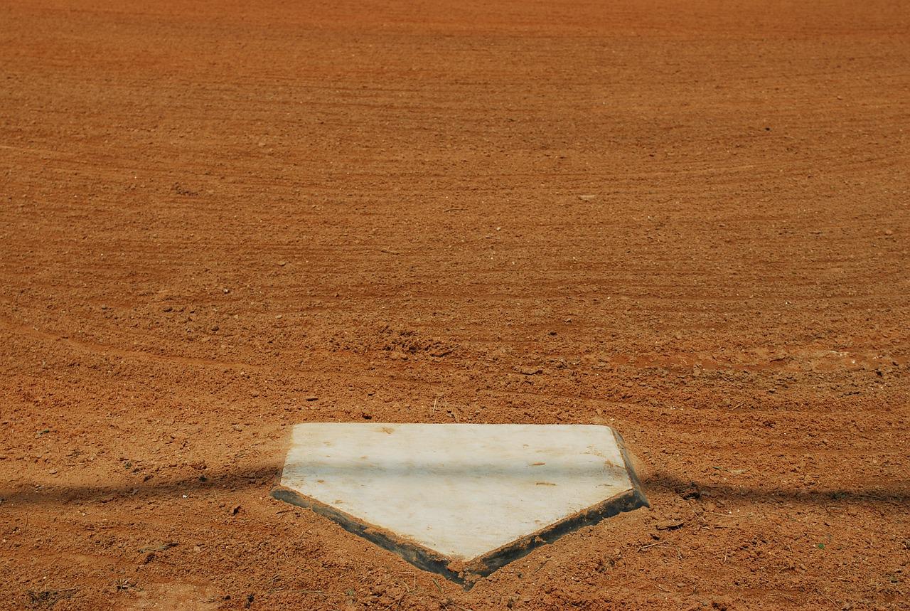 Home plate baseball game 