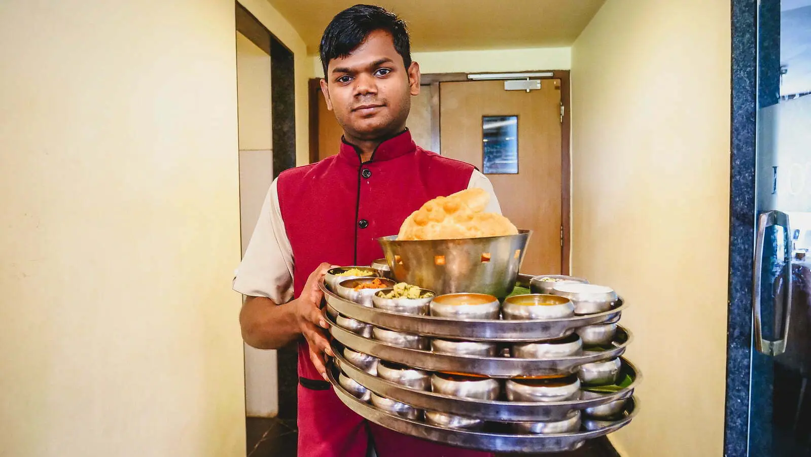 Return Stacked thalis in India 