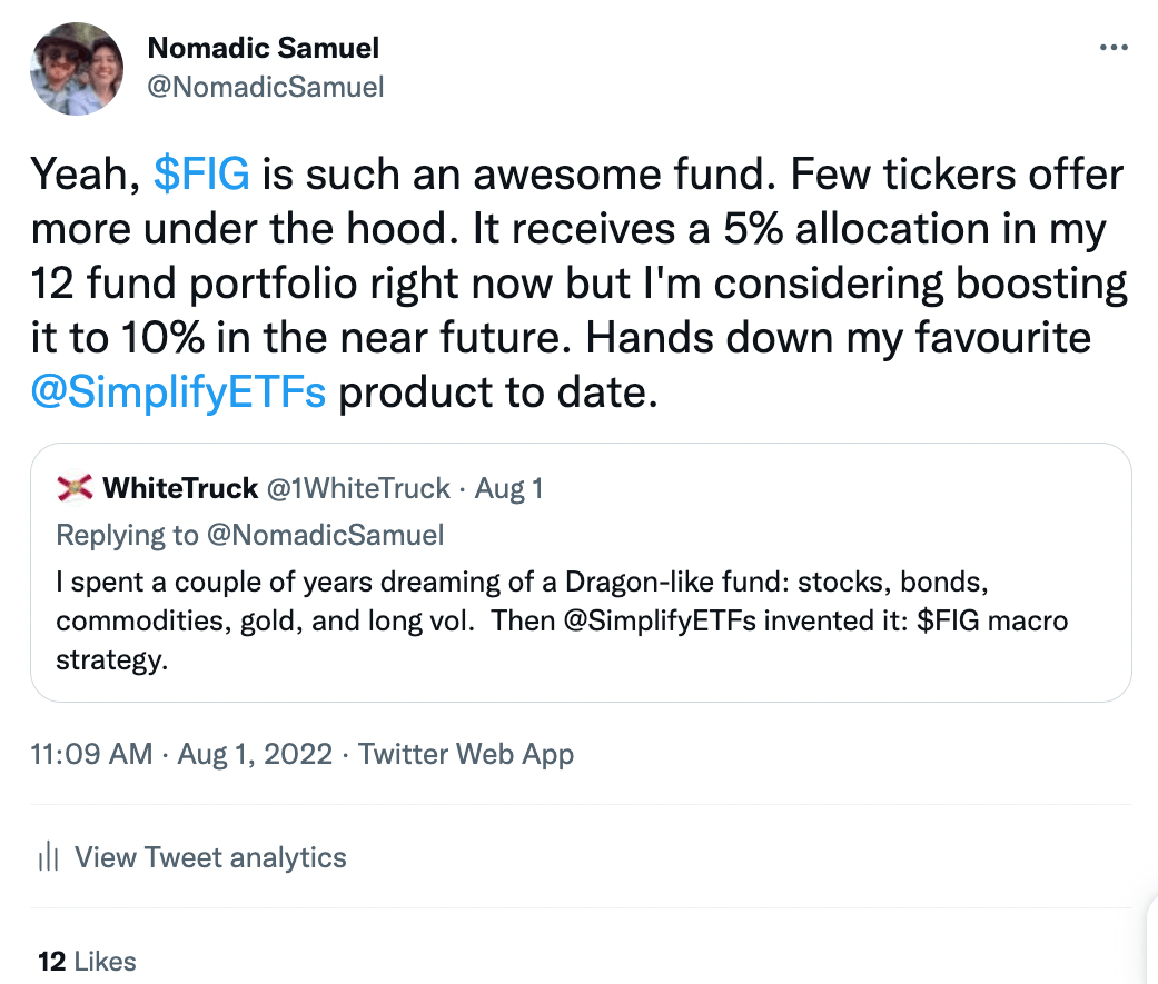 FIG is such an awesomd fund on twitter like the Dragon portfolio