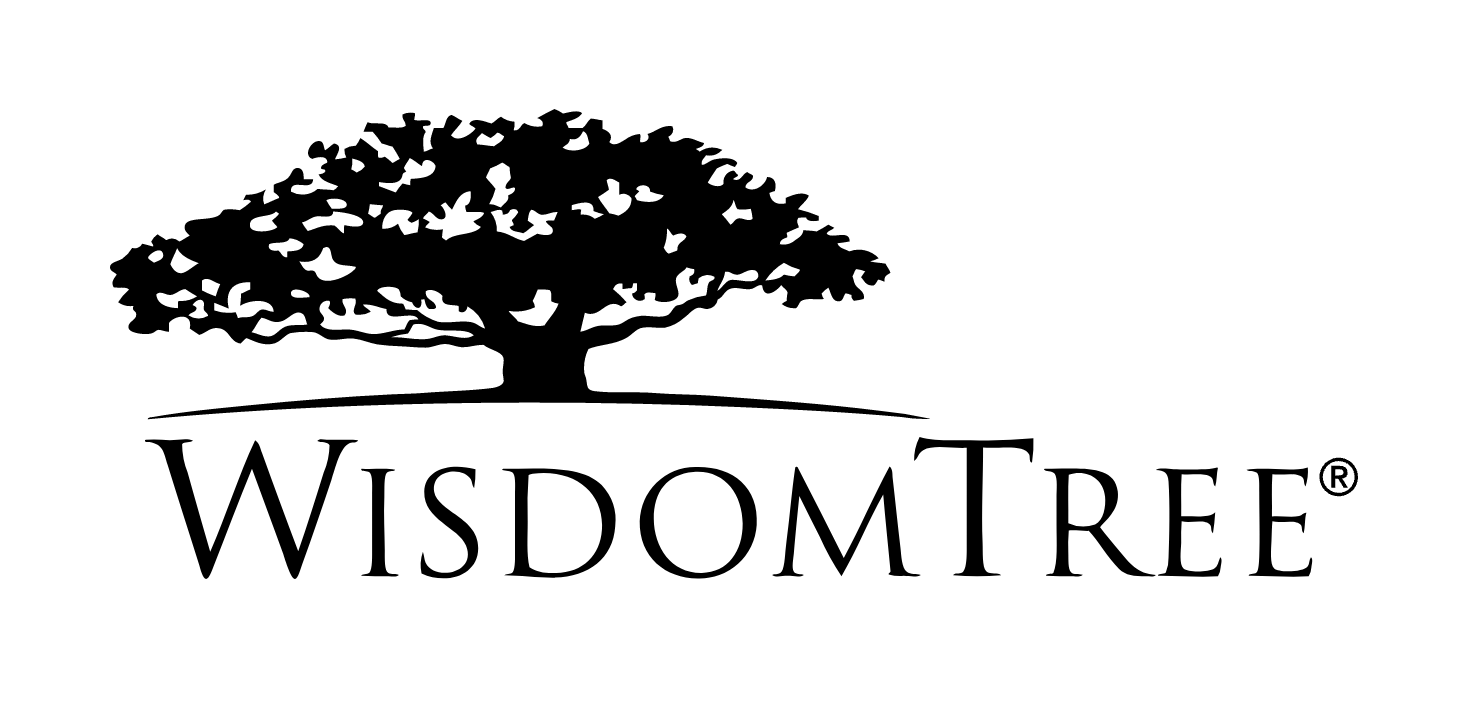 WisdomTree Logo offering innovative investment solutions