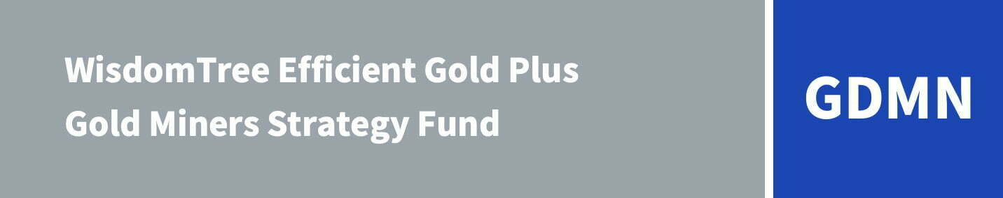 WisdomTree Efficient Gold Plus Gold Miners Strategy Fund GDMN ETF 