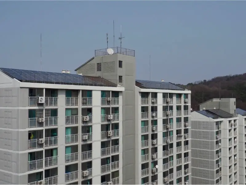 South Korea apartment buildings 