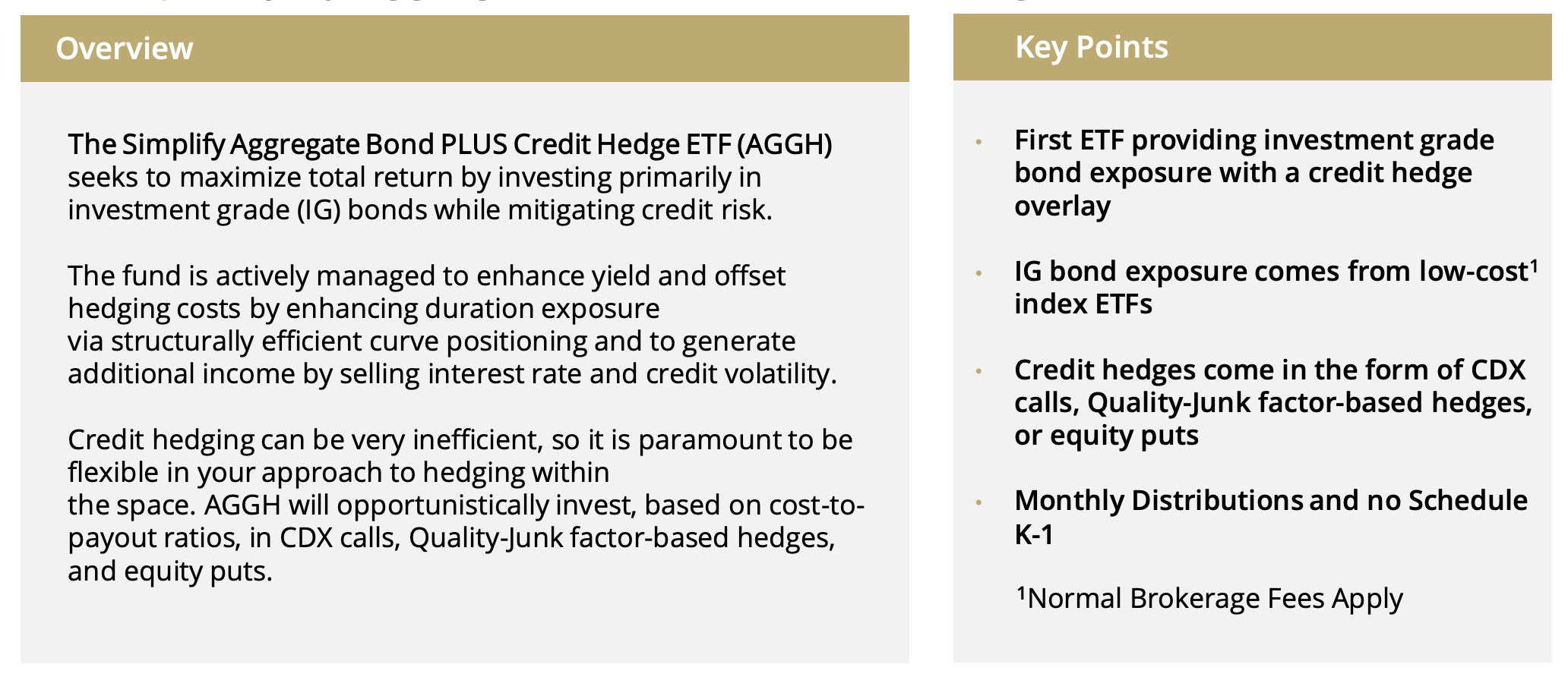 Simplify Aggregate Bond ETF Overview and Key Points 
