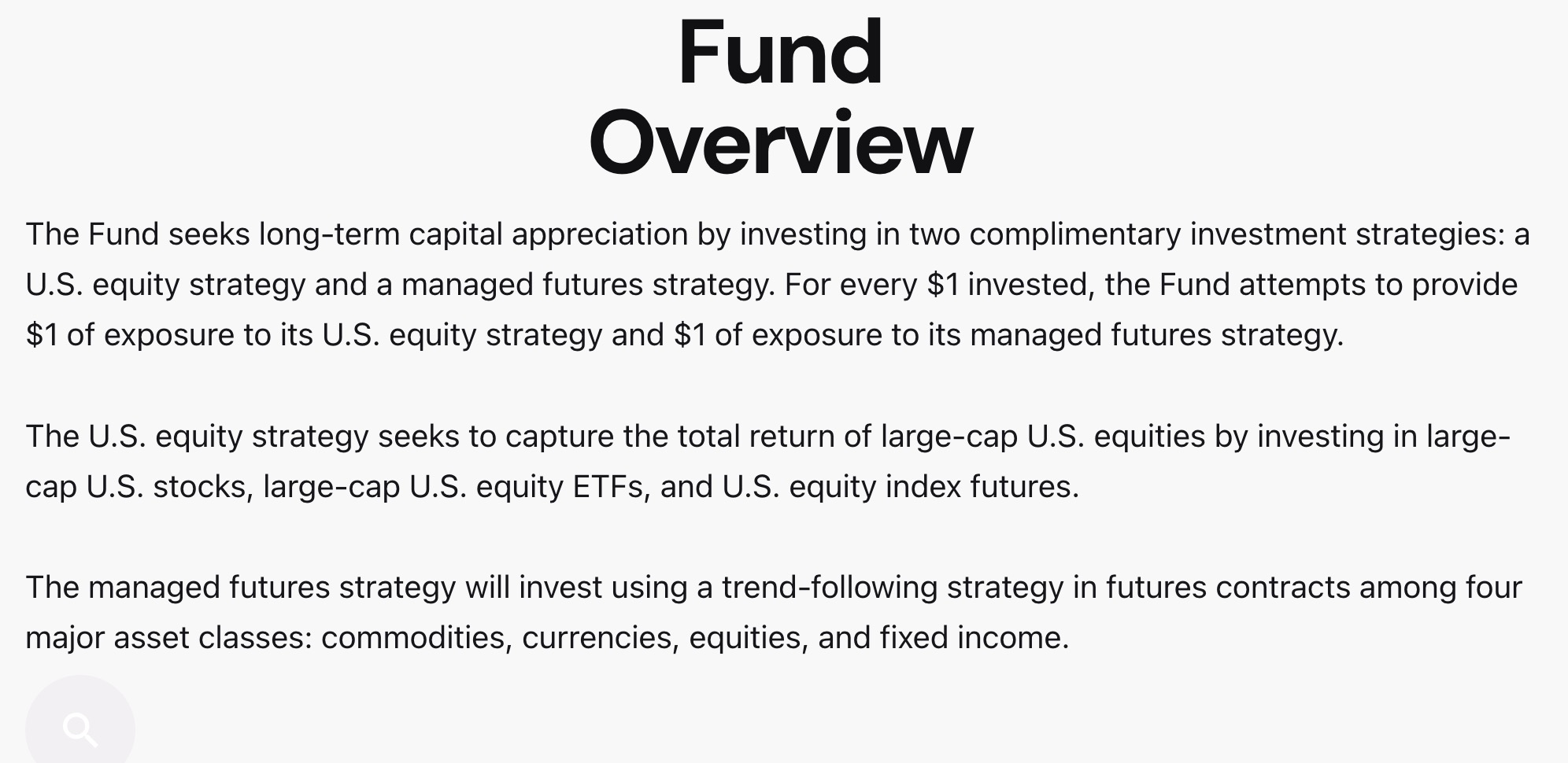 RSST ETF Fund Overview for Return Stacked U.S. Stocks & Managed Futures Fund 