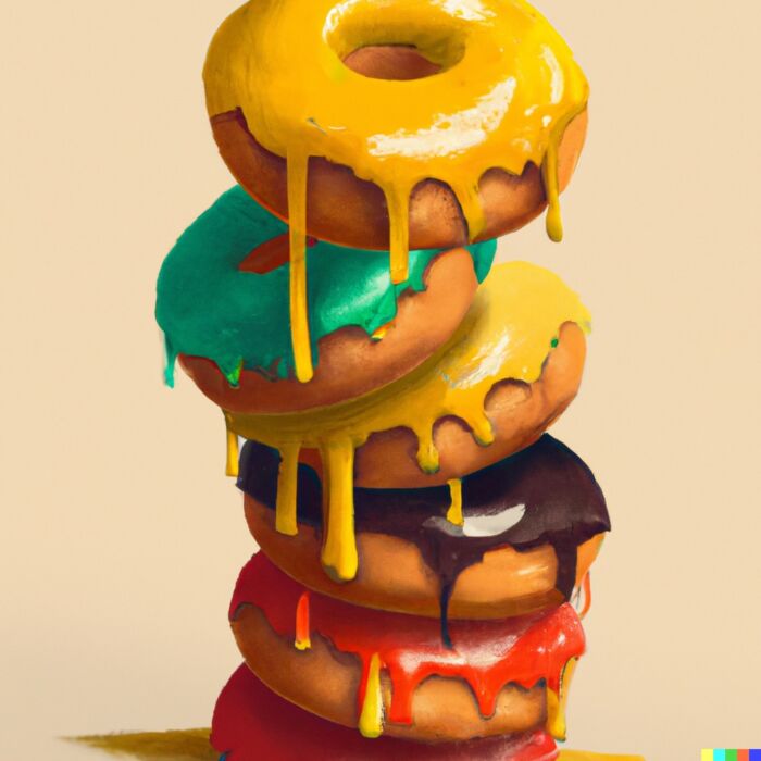 Maximum Diversification Return Stacked Donuts With Glaze 