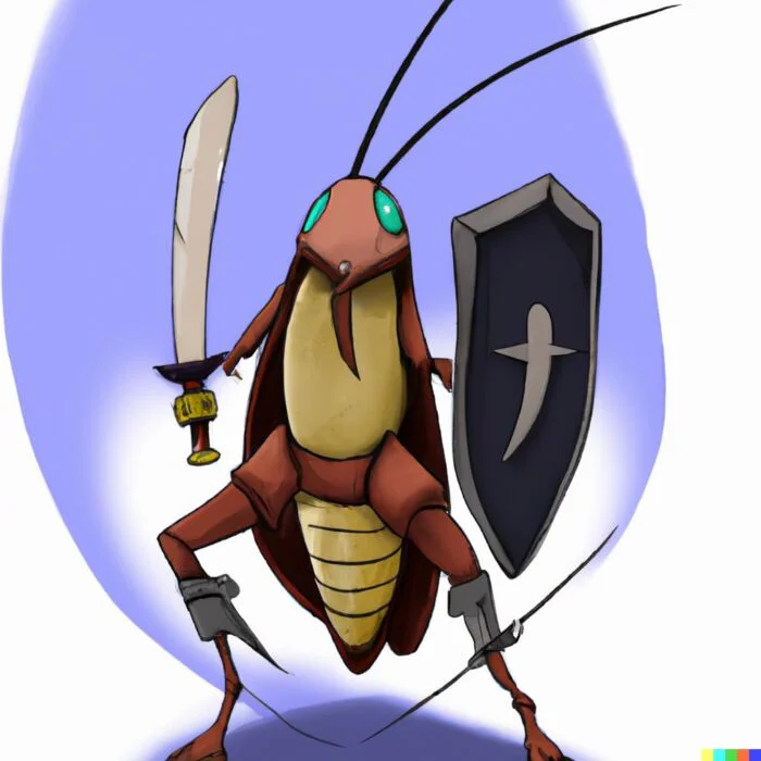 The Cockroach portfolio with sword and shield ready for economic regime battle 