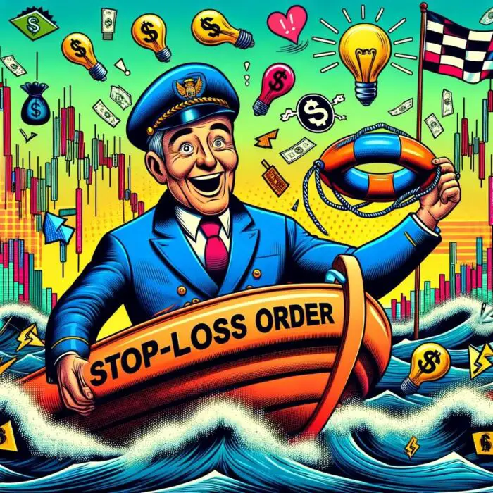 Active Strategies for Navigating Market Volatility: The Use of Stop-Loss Orders for Risk Management - digital art 