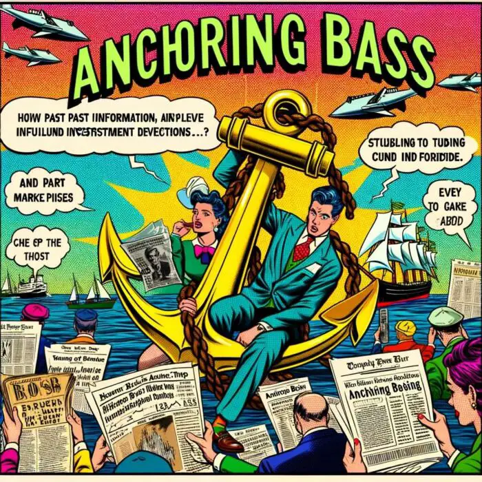 Anchoring Bias in Investing: How Past Information Influences Decisions - digital art 