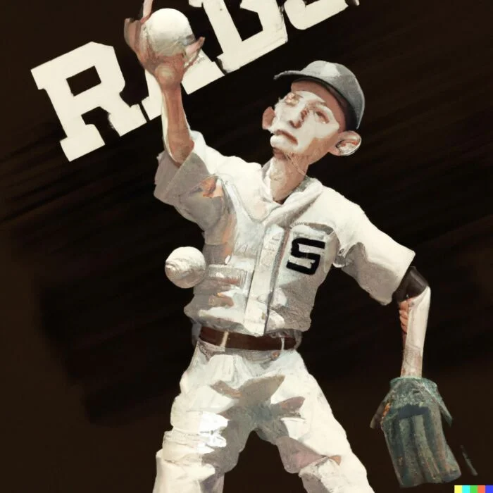 Baseball and investing hand in hand - digital art 
