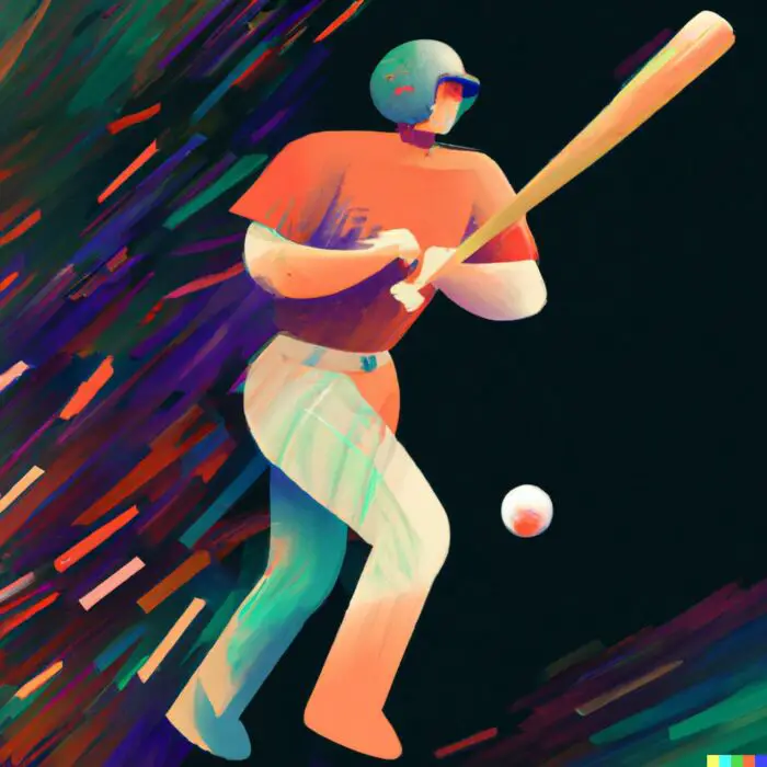 Baseball GM putting a team together like an investing portfolio managed - digital art 