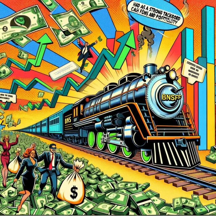 BNSF had a strong track record of cash flows and profitability, and its tangible assets: Analysis of the Decision-Making Process - digital art 