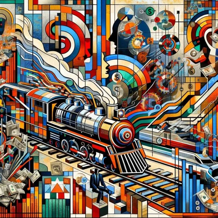 BNSF Railway as a investment by Warren Buffett The Oracle Of Omaha - Digital Art 