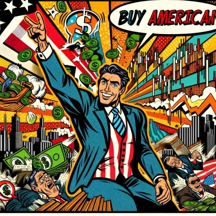 Warren Buffett: Buy American I Am During The 2008 Financial Crisis - digital art 
