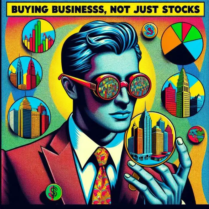 Buying Business, Not Just Stocks - digital art 