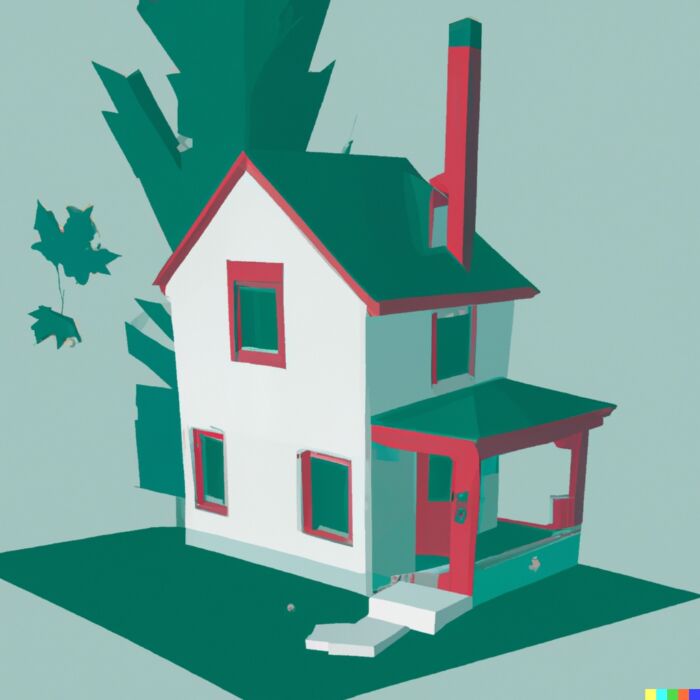 Canada vs Japan Housing Crisis - Digital Art 