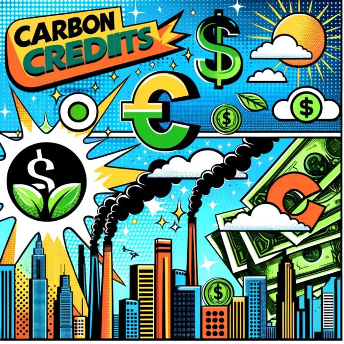 Carbon Credits Offer Alternative Investors Sustainability - Digital Art 