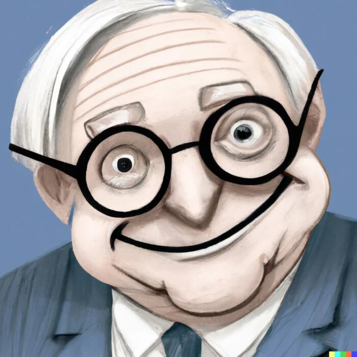 Charlie Munger and His Philosophy - Digital Art 