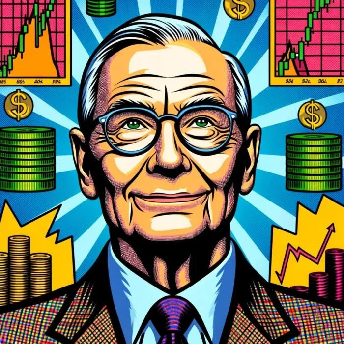 Charlie Munger concentrated portfolios and very happy about it - digital art 