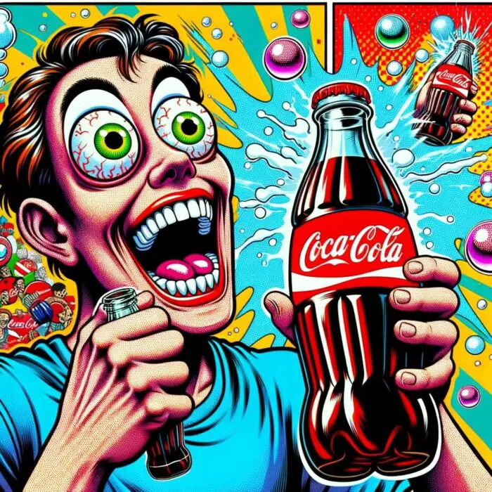 Charlie Munger investing in Coca Cola as one of his greatest investments of all time - digital art 