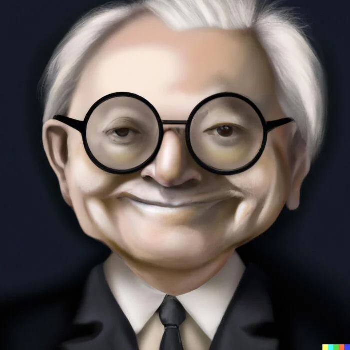 Charlie Munger's Personal Life and Legacy - Digital Art