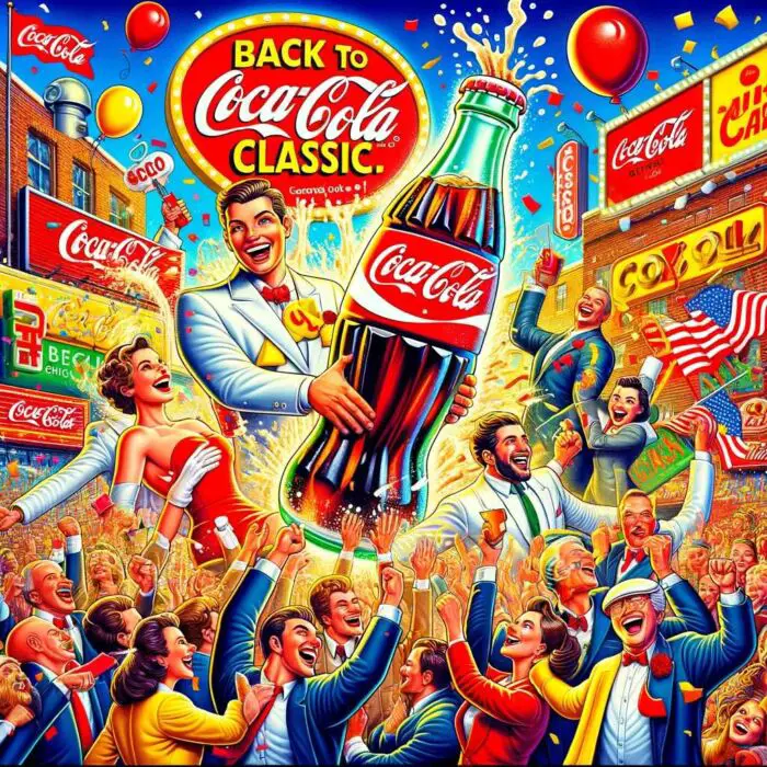 Back To Coca-Cola Classic - digital art 