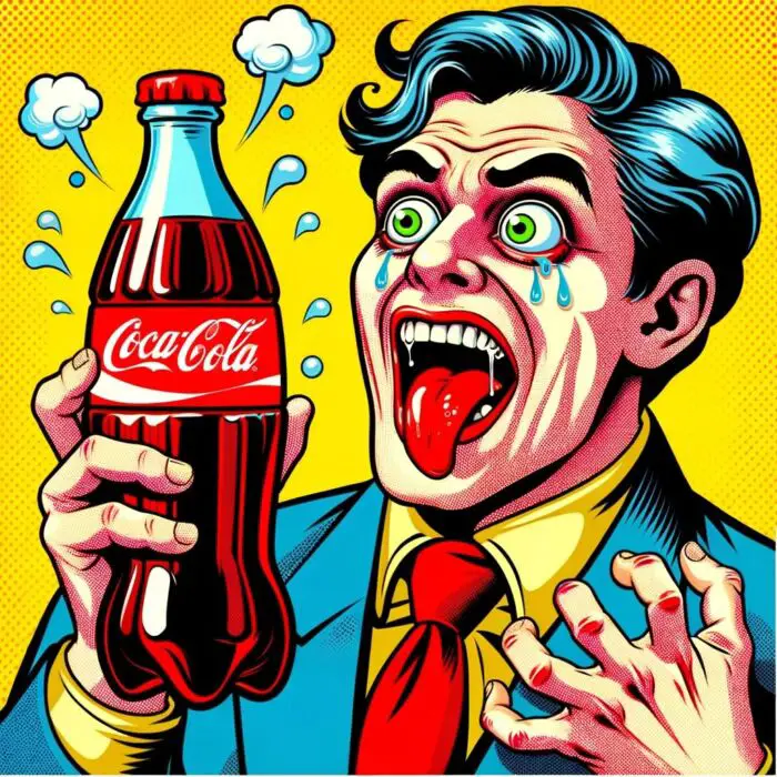 Coca Cola was a successful Warren Buffett investment - digital art 