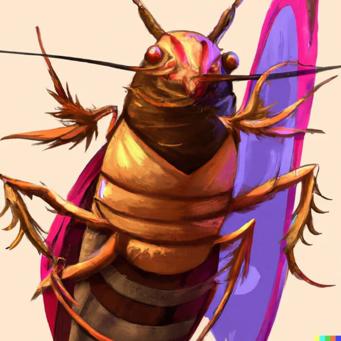 The cockroach portfolio asset allocation - digital art 