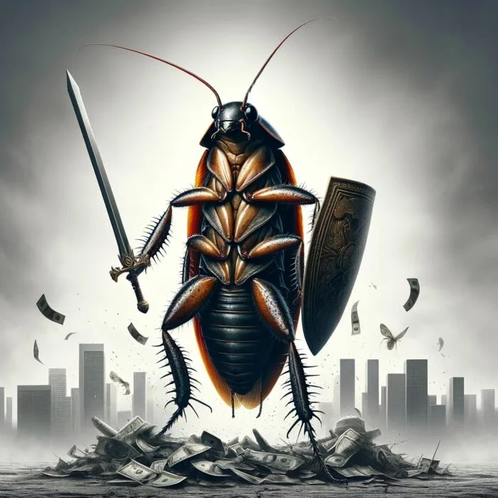 The Cockroach Portfolio offers Four Quadrant Diversification - Digital Art 