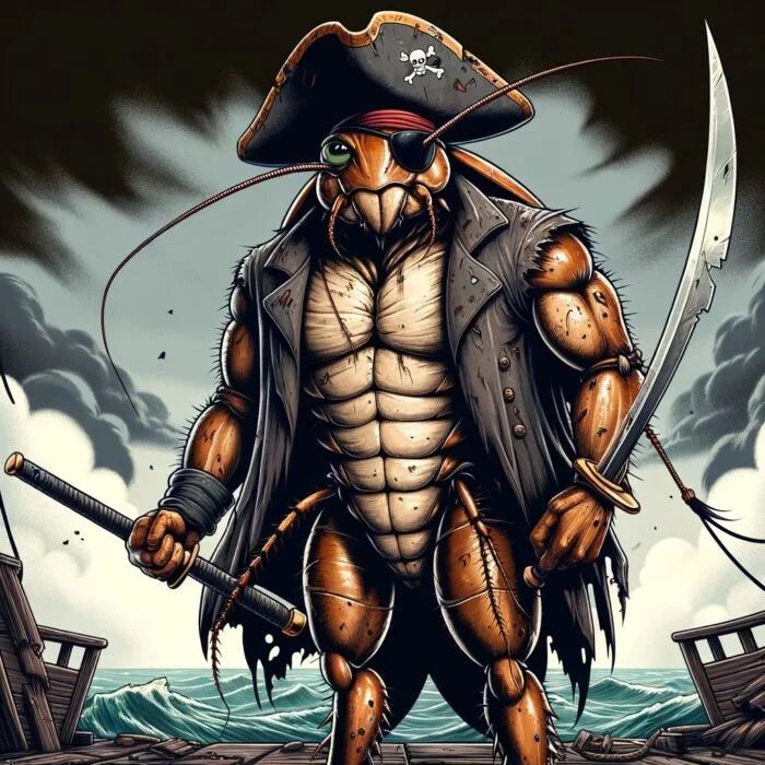 Cockroach Portfolio: Mutiny Pirate Edition - Digital Art 