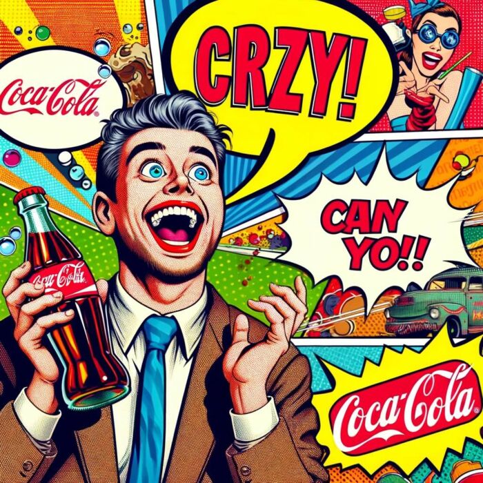 Crazy About Coca Cola As An Investment By Warren Buffett - digital art 