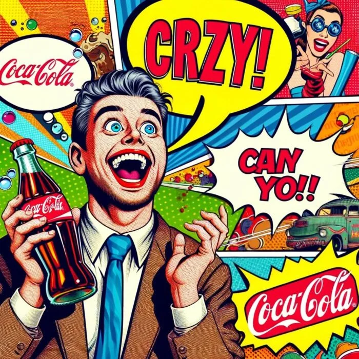 Crazy About Coca Cola As An Investment By Warren Buffett - digital art 