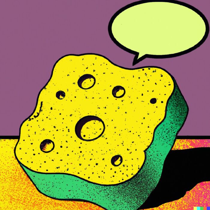 Curious Like A Sponge Investor - Digital Art 