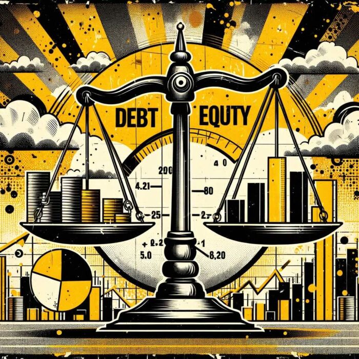 Debt-to-Equity Ratio - digital art 