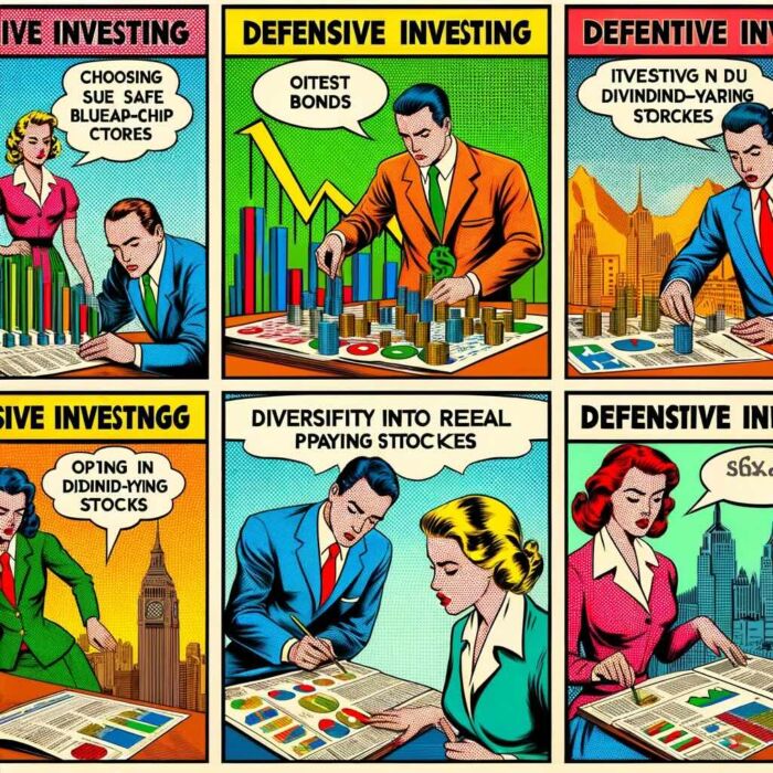Defensive Investing Strategies - digital art 