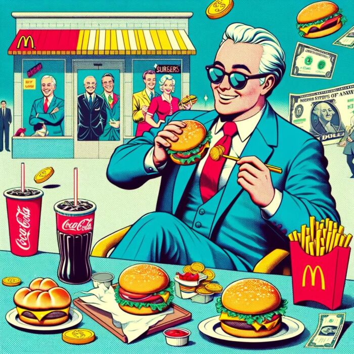Dietary Habits Of Warren Buffett - digital art 