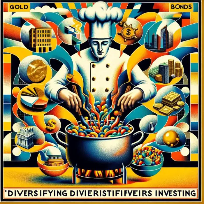 Diversifying Your Diversifiers With Stocks, Bonds, Gold, Commodities And Currencies Together In A Pot - Digital Art 