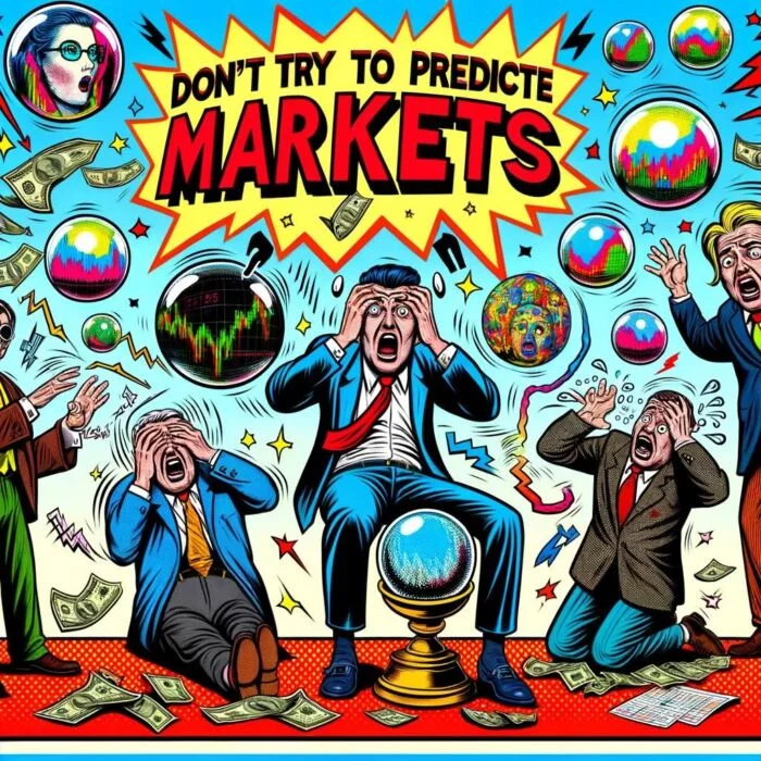Don't Try To Predict The Markets As An Investor - Digital Art 