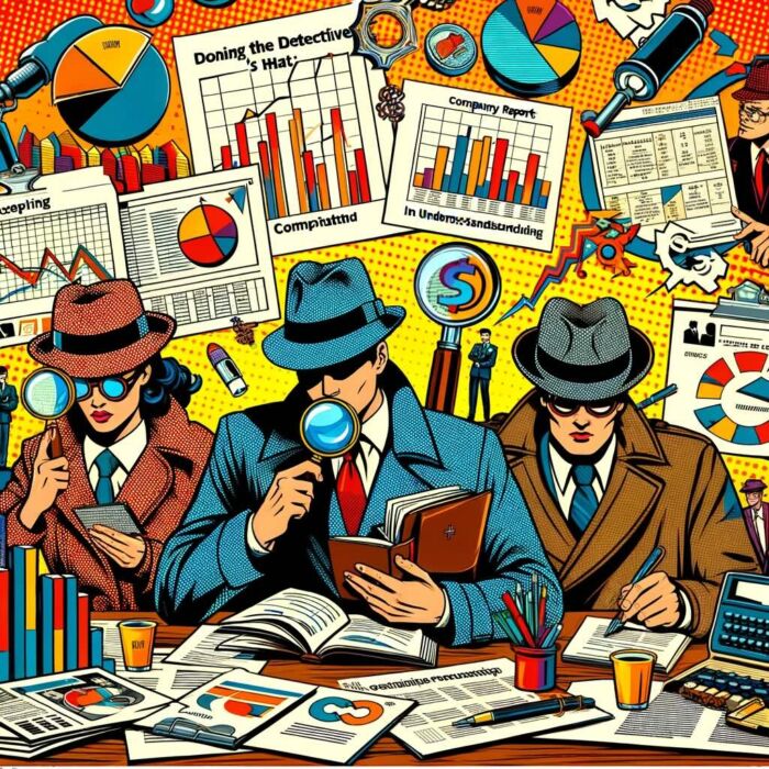 Donning the Detective's Hat: Researching and Understanding a Company before Investing - digital art 