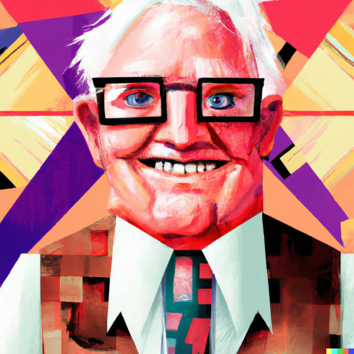 Early Career Of Warren Buffett - Digital Art 
