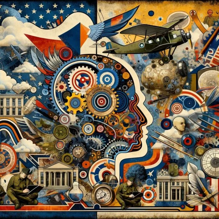 Education and War Service: Shaping a Critical Mind - Digital Art 