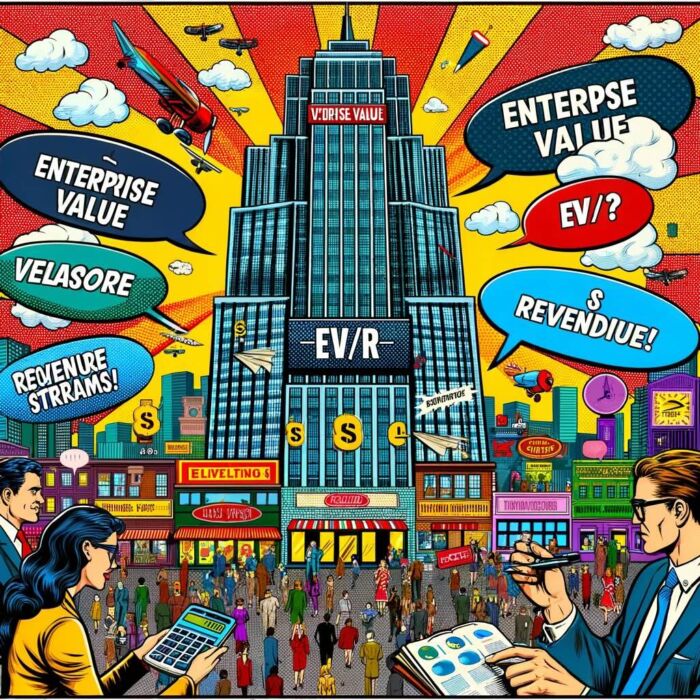 Enterprise Value-to-Revenue (EV/R) Ratio: Enterprise Value-to-Revenue (EV/R) ratio is a metric used to evaluate a company's valuation in relation to its revenue - digital art 