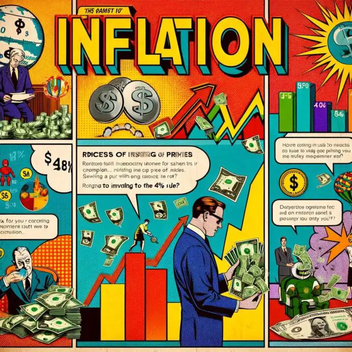 FIRE and inflation considerations - digital art 