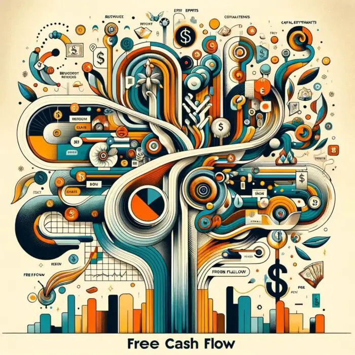 Buffett’s Focus on Free Cash Flow - digital art 