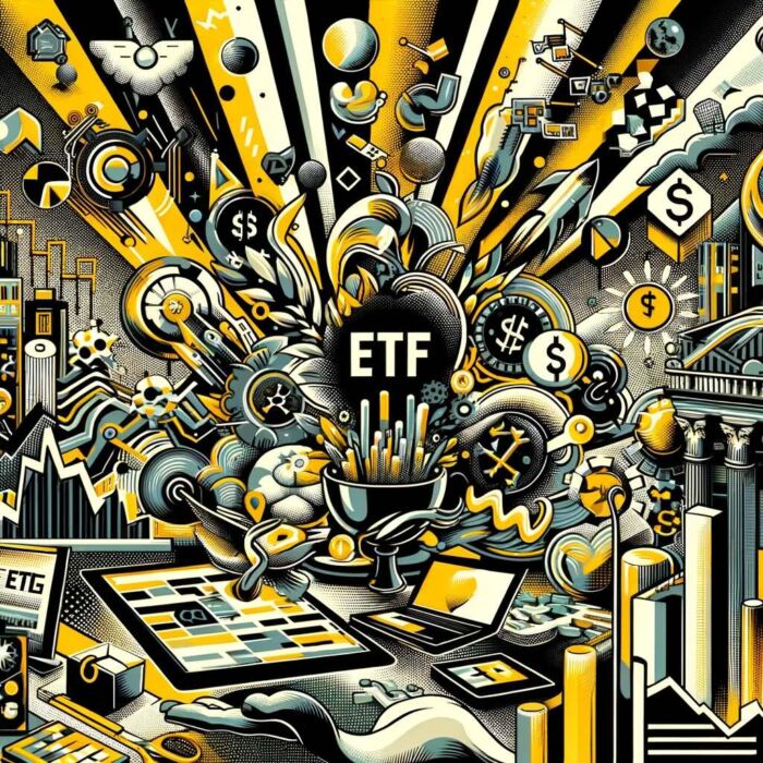 Growth of thematic ETFs - digital art 