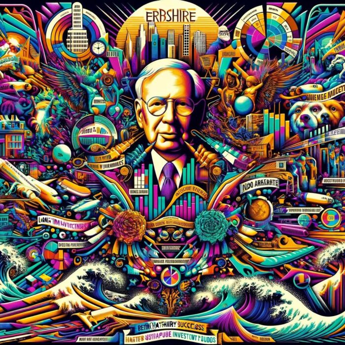 How Berkshire Hathaway's Success has Shaped Investment Funds - digital art 