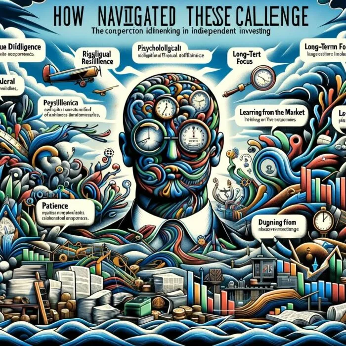 How Charlie Munger Navigated Challenges - Digital Art 