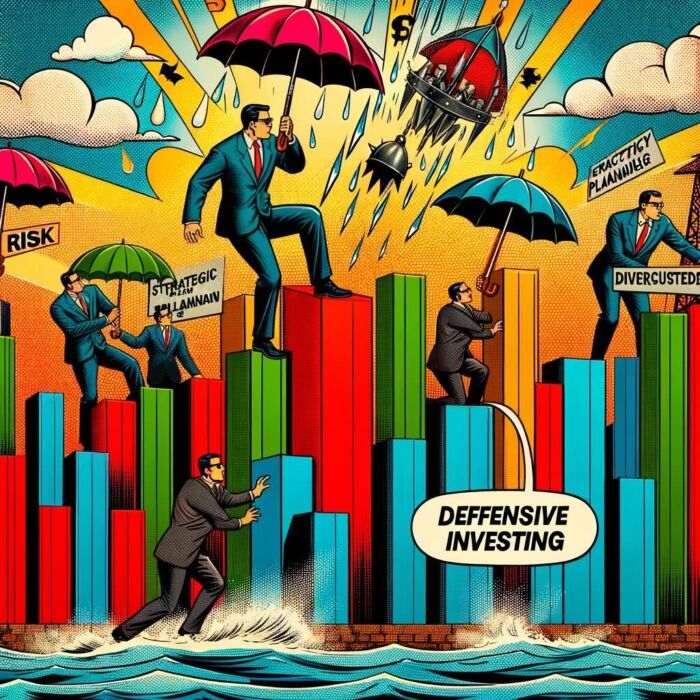 How Defensive Investing Can Protect Against Market Downturns - digital art 