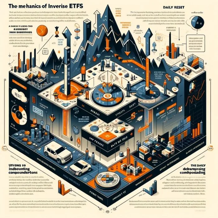 How Inverse ETFs Work - digital art 