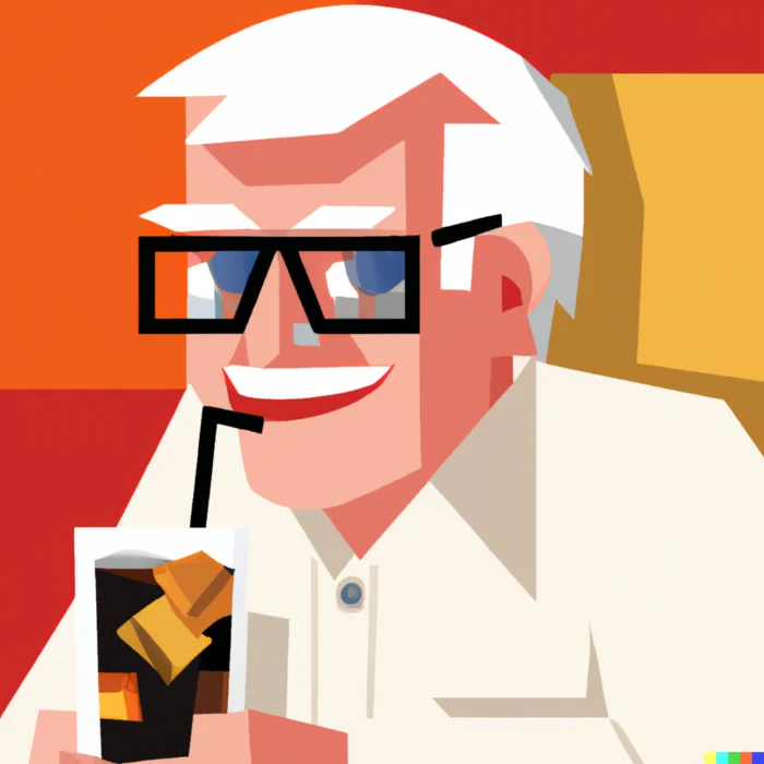 How the Coca-Cola investment shaped or affirmed Warren Buffett's investing strategy - digital art