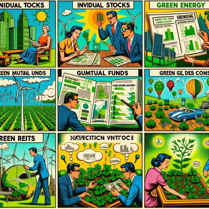 How to Invest in Green Energy - digital art 